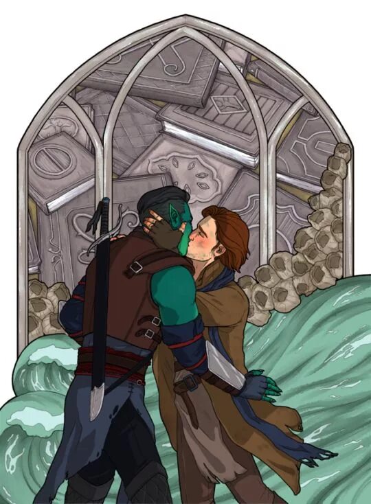 Caleb arredondo echo sax. Critical role калеб и нотт. critical role fjord арт. седрик и калеб. critical role caleb and fjord.