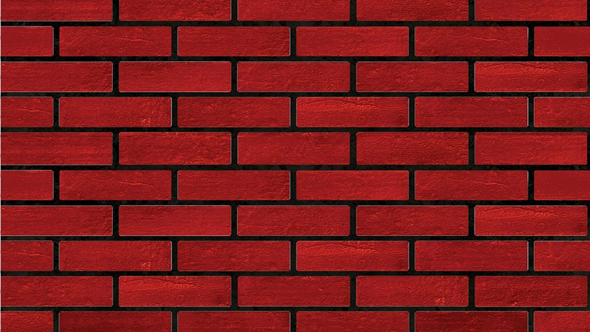 Red Brick (красный кирпич) сайдинг. Красная кирпичная стена. Фон кирпич. Текстура кирпича. Помню кирпично красный