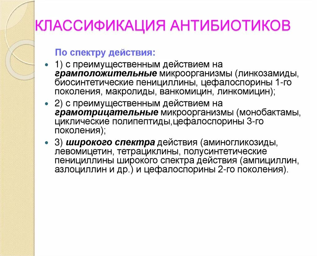 Антибиотики первой группы. Классификация антибиотиков по спектру действия. Классификация антибиотиков по характеру противомикробного действия. Классификация антибиотиков по спектру биологического действия. Классификация антибиотиков по противомикробному спектру.