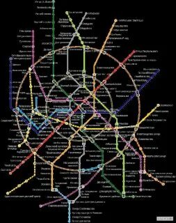 Карта метро 2050