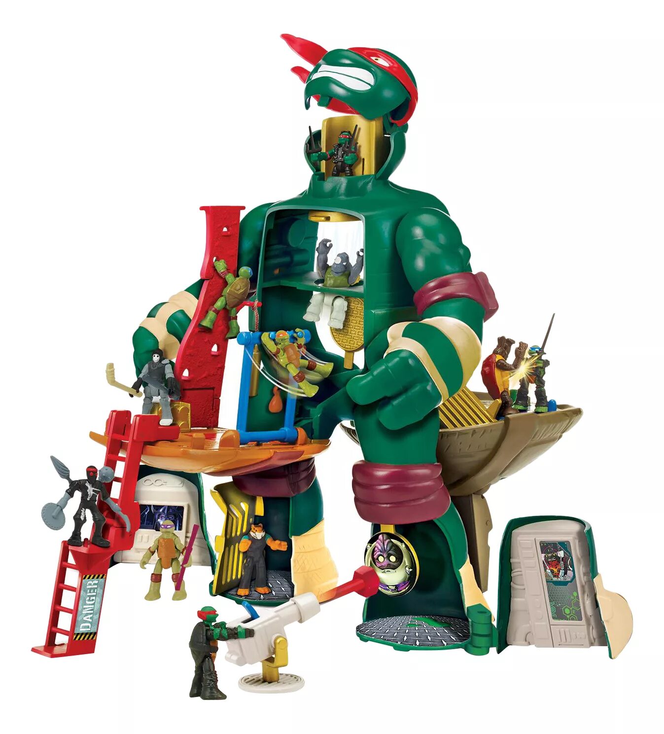 Игровой набор Playmates TOYS TMNT Секретная штаб-квартира 95010/95011 - Игровые 