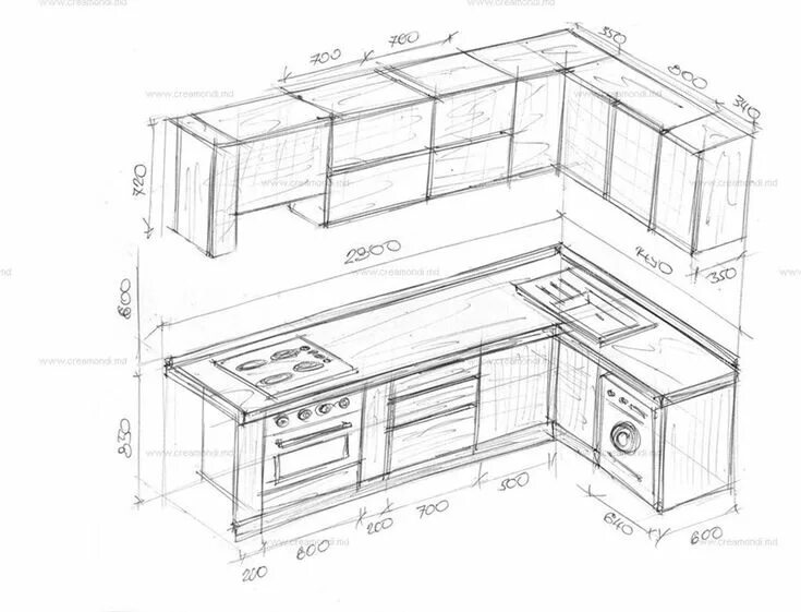 Found on internet Kitchen layout plans, Kitchen layout, Kitchen furniture design