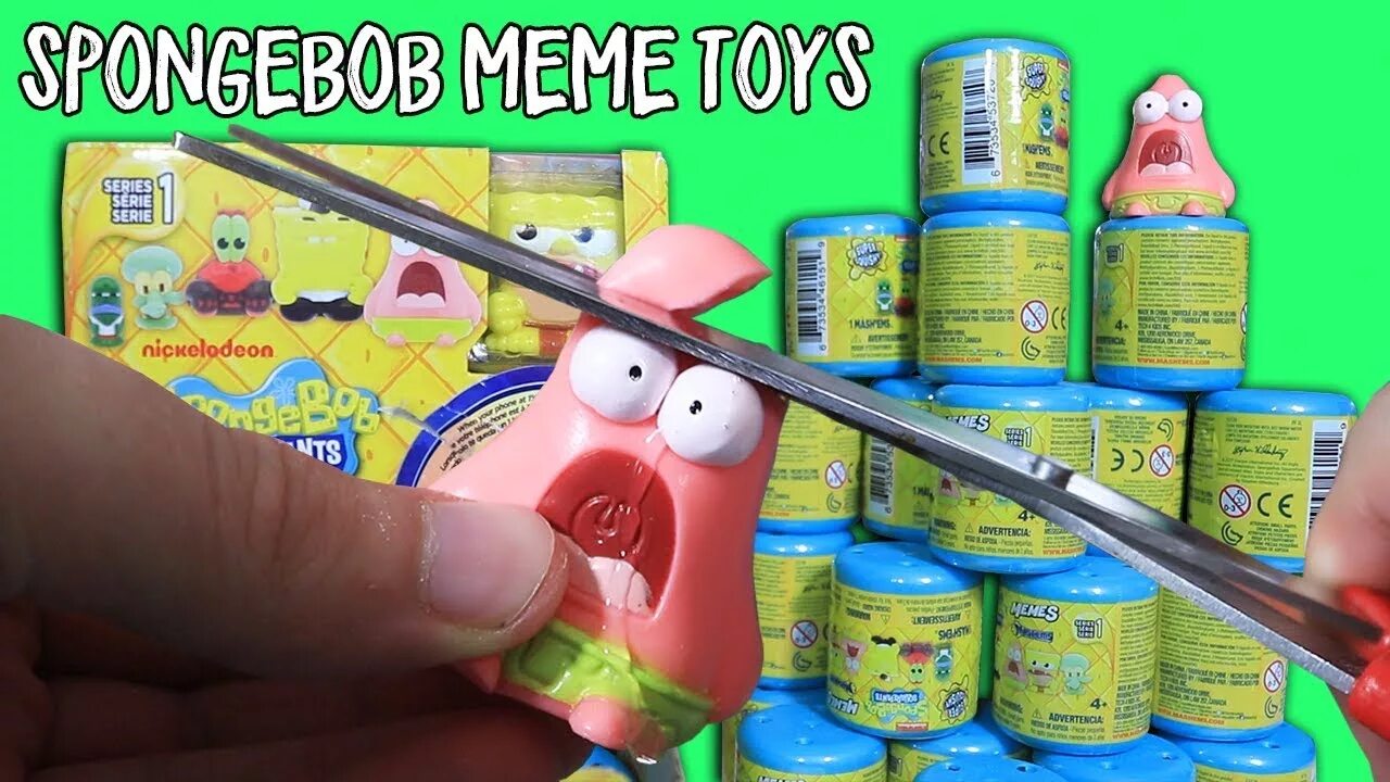 Spongebob unboxing giftwhat. Spongebob meme Toy Capsules. Spongebob meme Mashems. 30 Spongebob meme Toy Capsules - (Yes, actual meme Toys). Knock off Spongebob Toys.