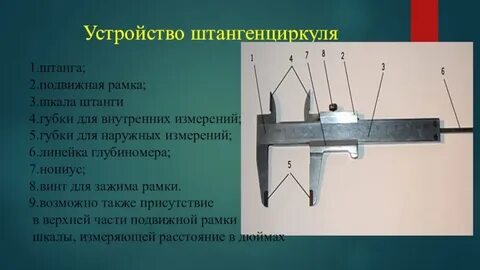 Губки штангенциркуля
