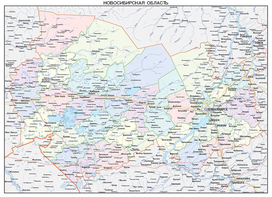 Карта НСО Новосибирской области с населенными пунктами. Карта автодорог Новосибирской области с населенными пунктами. Карта НСО Новосибирской области по районам с дорогами. Автомобильная карта Новосибирской области подробная.