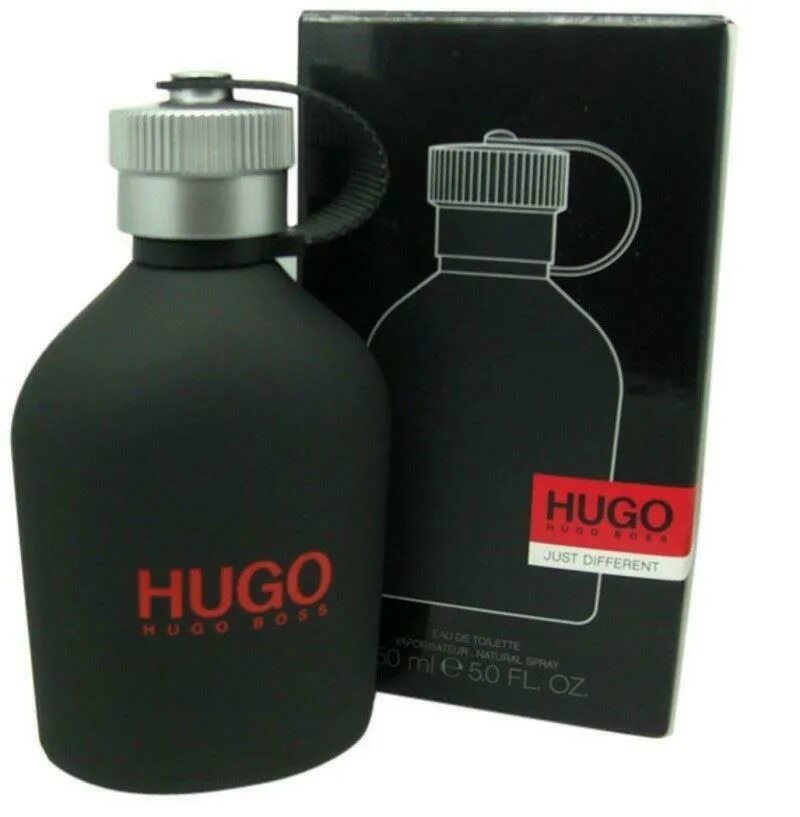 Хуго босс черный. Hugo Boss "Hugo just different" EDT, 100ml. Hugo Boss just different 125 мл. Хуго босс мужские черный флакон. Хьюго босс мужские 5 мл.