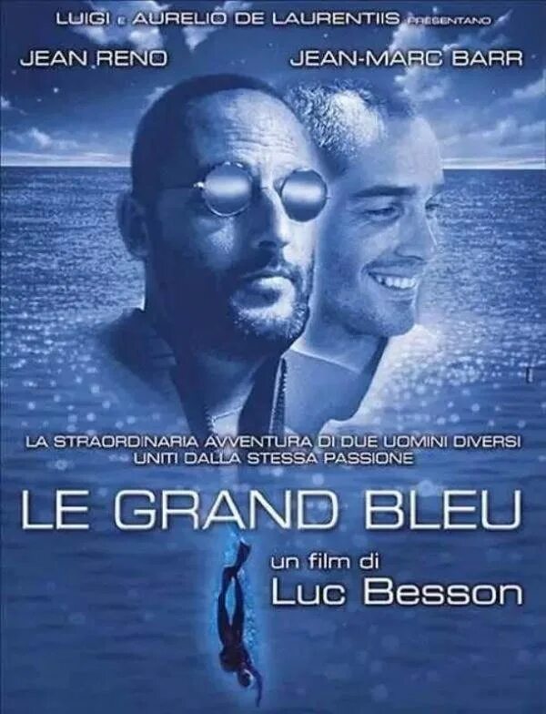 Le grand bleu. Голубая бездна / le Grand bleu (1988). Голубая бездна люк Бессон.