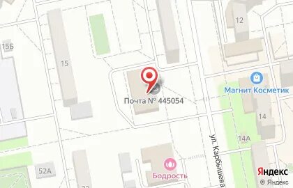 Карбышева волжский на карте