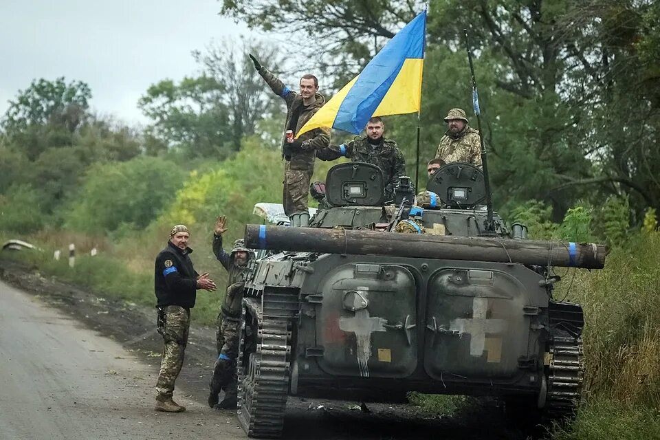 Украинские военные.