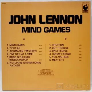 Mind games джон леннон