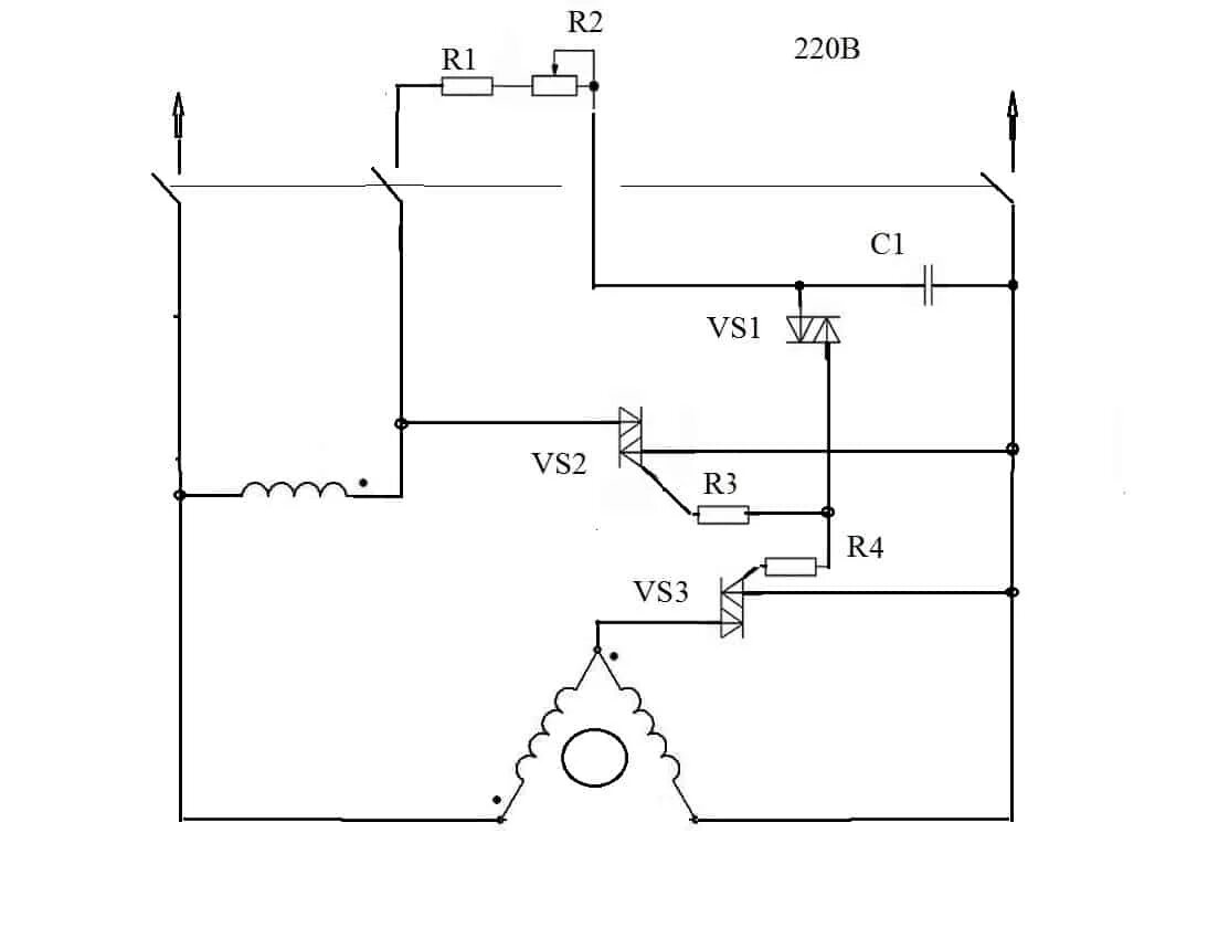 Схема запуска асинхронного двигателя 220в. Схема подключения трёхфазного электродвигателя 220 КВТ. Схема подключения электродвигателя 380 на 220 через конденсаторы. Схема подключения трёхфазного электродвигателя на 220 с реверсом. Как подключить электромотор