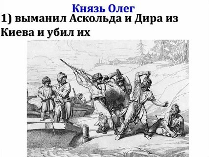 Захват аскольдом и диром киева
