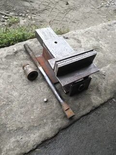 Тиски из швеллера размеры