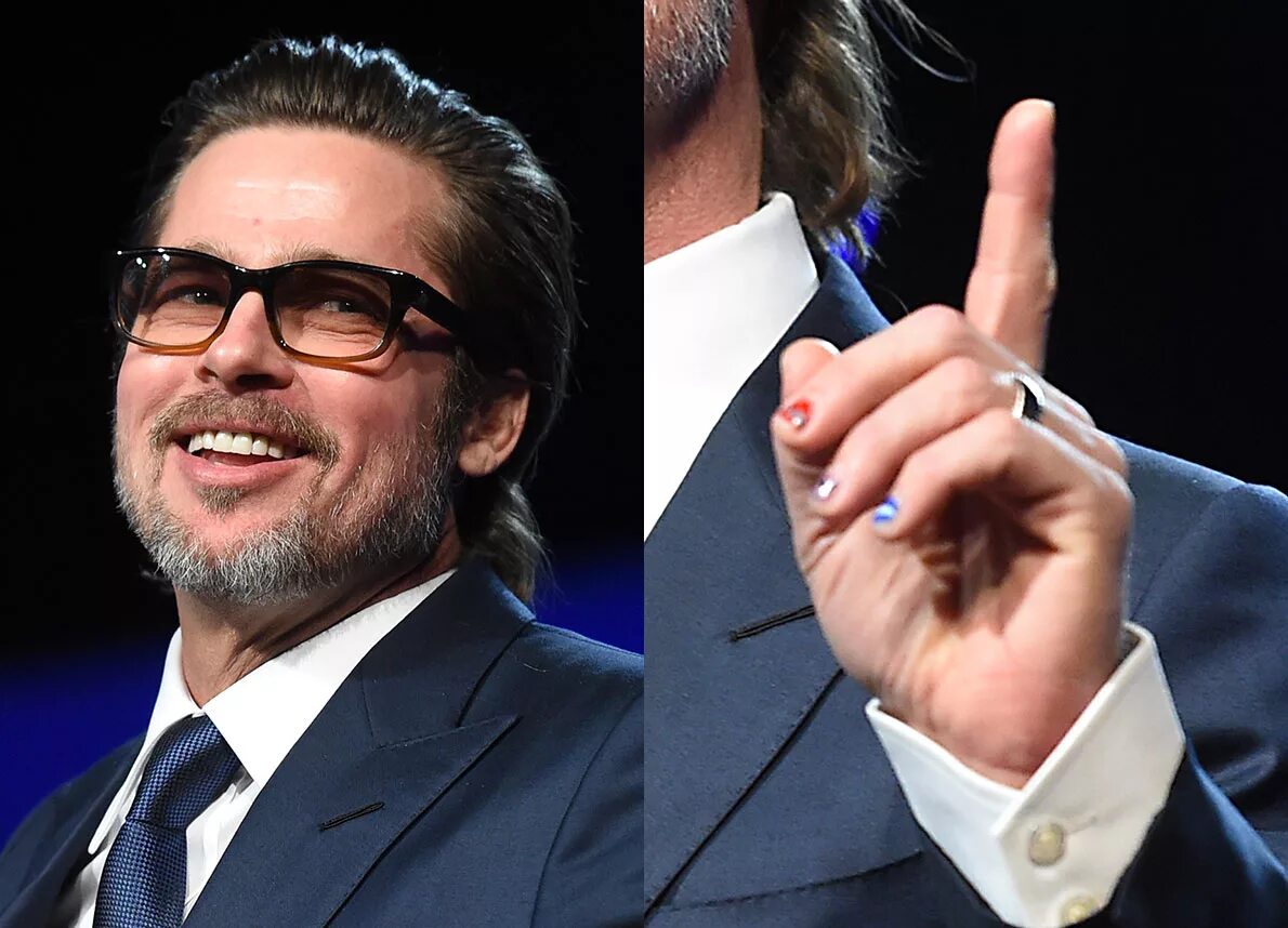 брэд питт с накрашенными ногтями. маникюр для парней. джонни депп красит ногти. крашу ногти мужчине. звезды мужчины с маникюром.