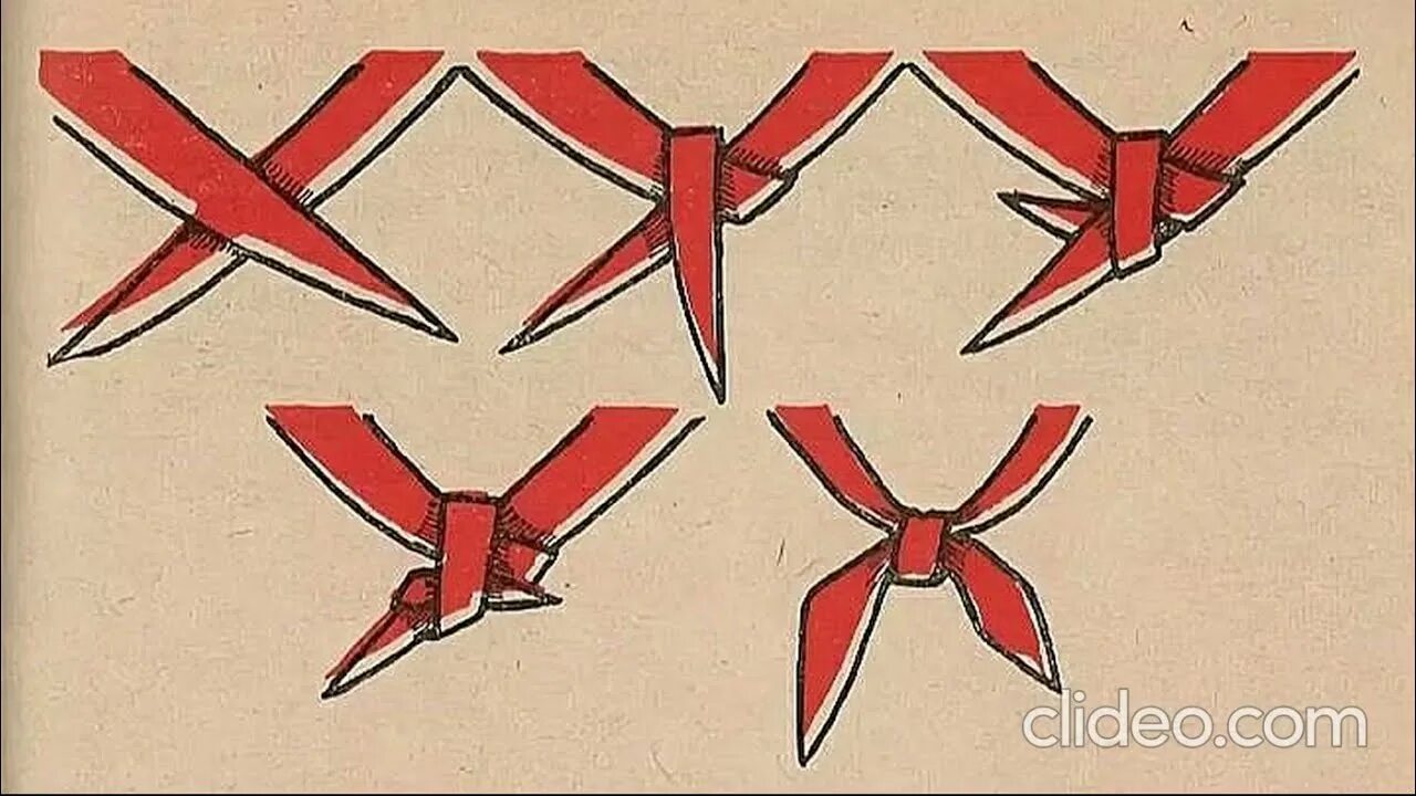 Как завязывать галстук орленка. Узел пионерского галстука. схема завязывания пионерского галстука. 2д пионерский галстук. правильно повязать пионерский галстук.