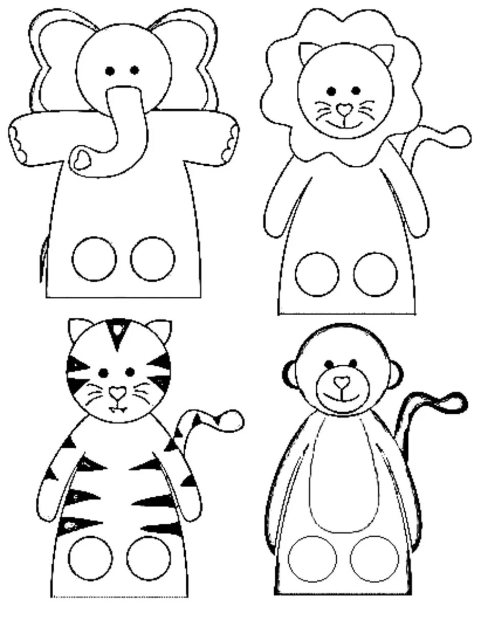 Бумажные пальчиковые куклы. Пальчиковый театр распечатать шаблоны. Пальчиковые куклы для кукольного театра. Шаблоны для пальчикова театра. Герои сказки теремок пальчиковый театр.