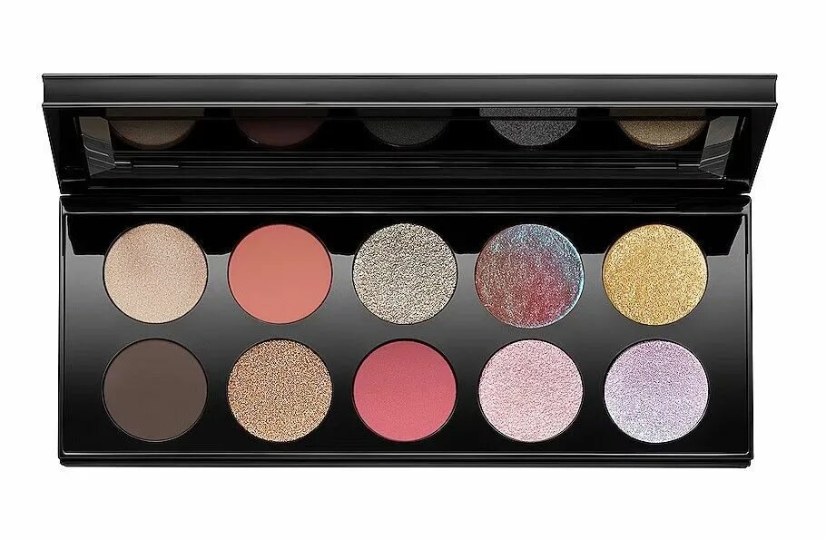 Givenchy ombre interdite creamy eyeshadow крем-тени для век. Палетка теней пэт макграт. Тени буржуа свотчи. Палетка pat mcgrath. Тени hojo button.