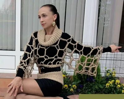 Вязание дырками