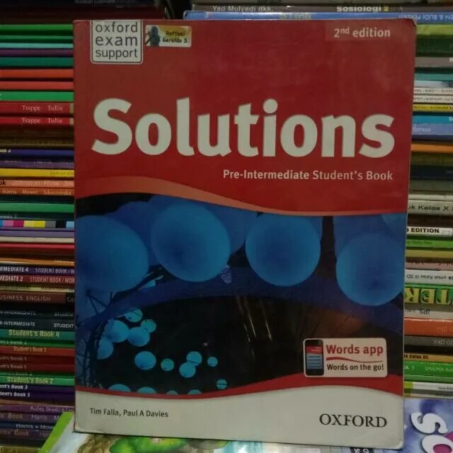 Solutions pre intermediate students book ответы