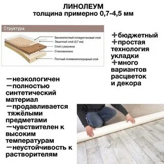 На какой подложке линолеум лучше