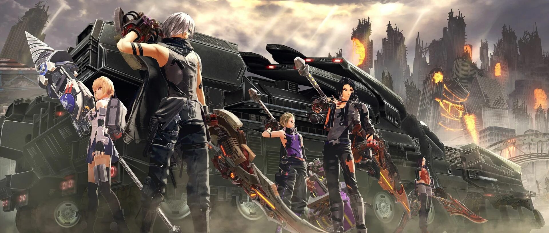 Игра God Eater 3 (Switch). Включи 3 пожирателя