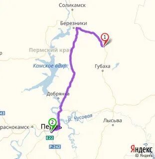 Пермский край соликамск расстояние