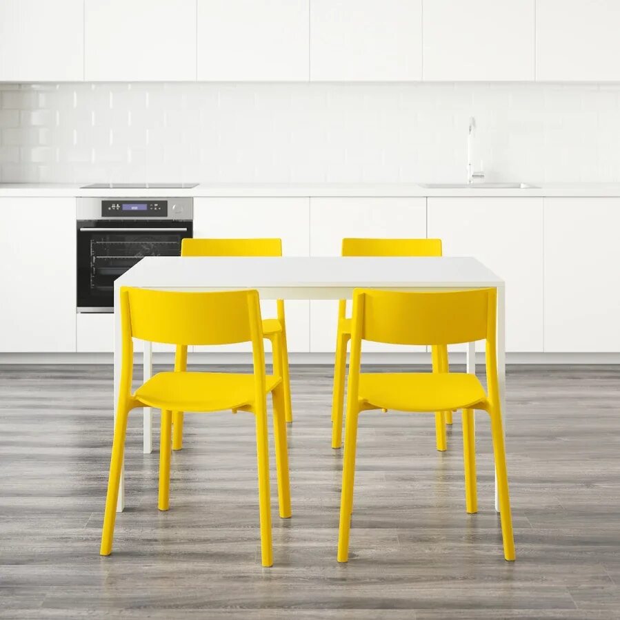 Стул eames dsw. Стул cindy (eames) (mod. Желто белый стул. Стол мельторп икеа 125. Желто белый стул.
