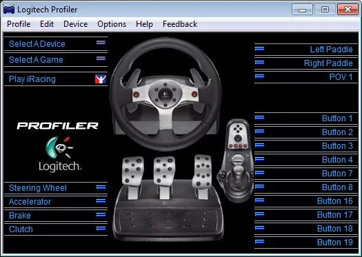Как подключить руль ardor gaming silverstone. Logitech profiler руль g27. logitech g27 кнопки. logitech программа для руля g25. logitech руль software.