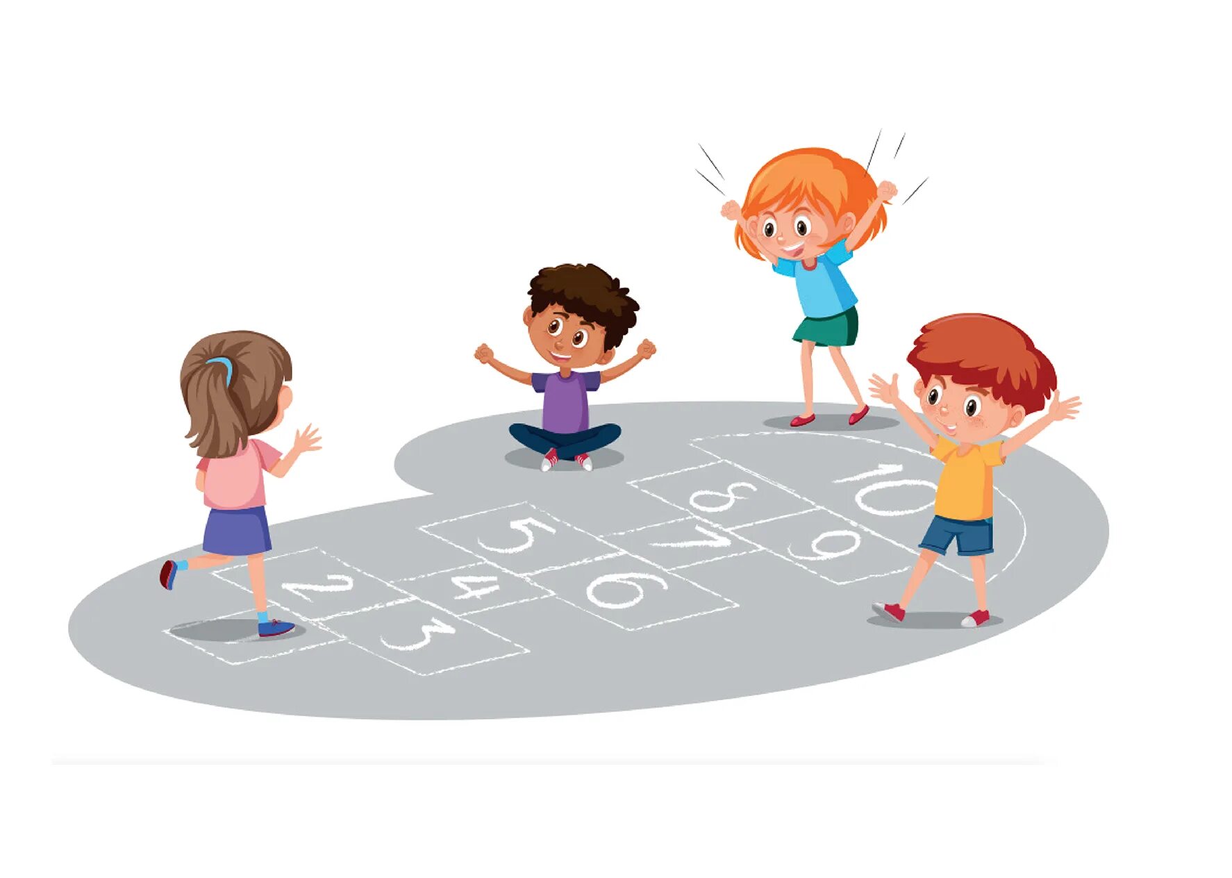 Children like to playing tags