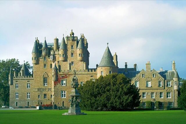 Wray Castle, on the banks of Lake Windermere in Claife, Cumbria, England, UK. Wr