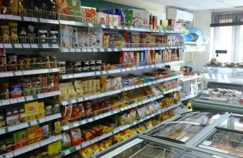 Ремонт в магазине продуктов