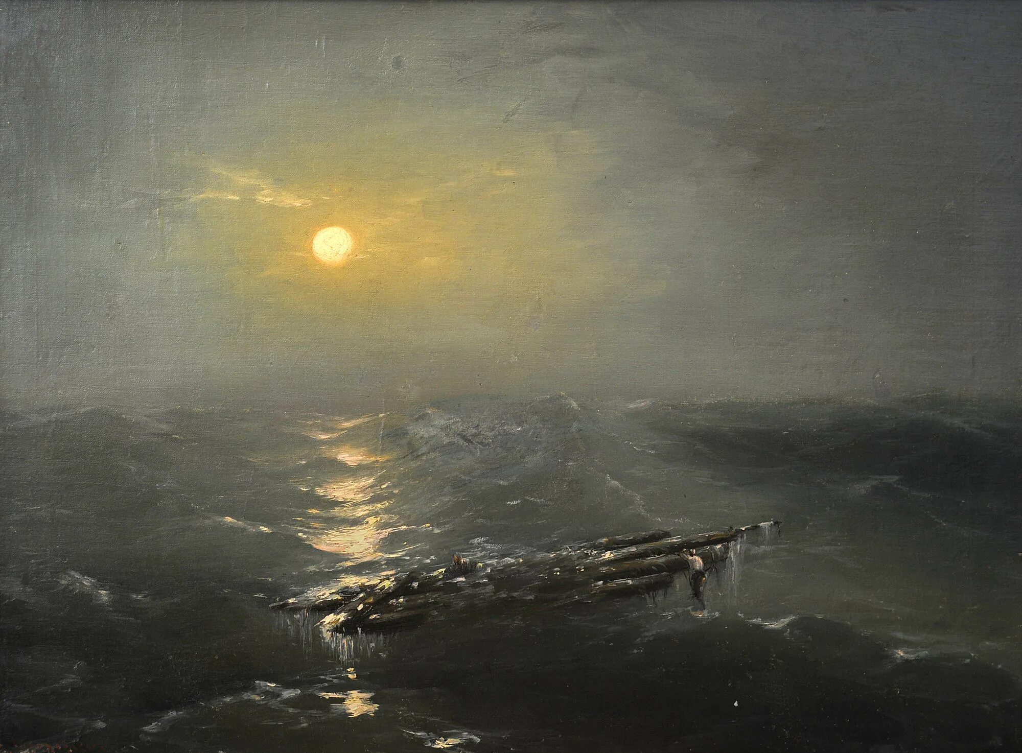 Айвазовский картины Лунная ночь.