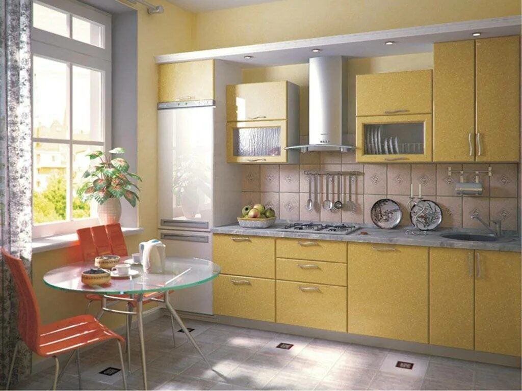 Кухни где выбрать. Кухни цветовые решения. Кухонный гарнитур. Желтый кухонный гарнитур. Сочетание цветов на кухне.