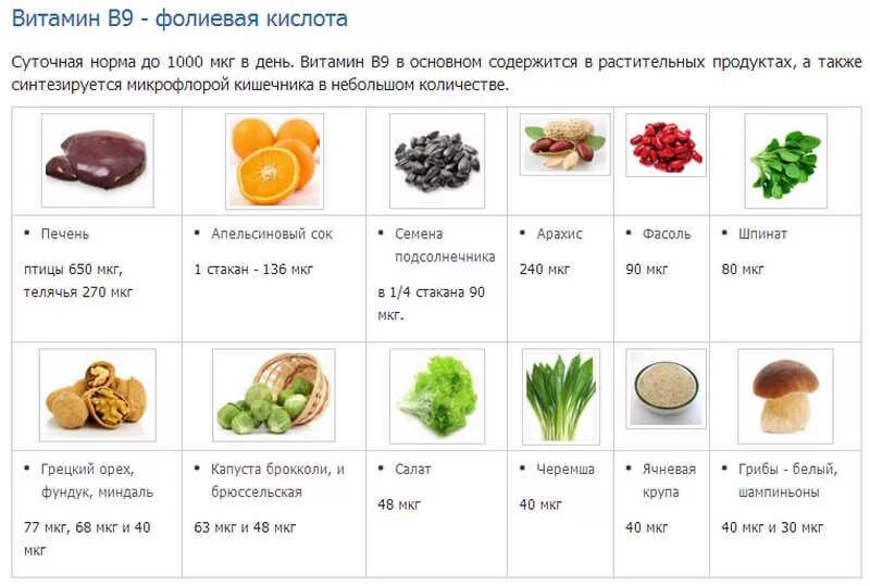 Продукты богатые фолиевой кислотой и витамином в9. Продукты богатые фолиевой кислотой таблица. Фолиевая кислота и витамин в9 продукты. Источники витамина в9 в12. Количество фолиевой