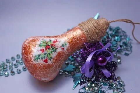 Новогодние лампочки своими руками