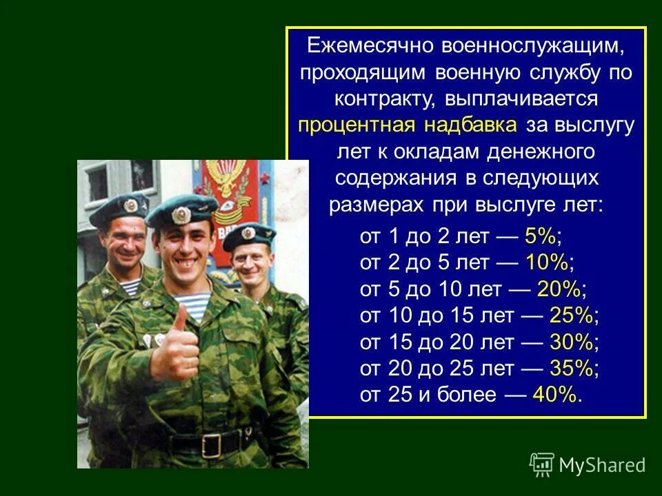 Получить отношение на воинскую службу. Служба по контракту презентация. Надбавка за классность военнослужащим. Контракт на службу в армии. Военная служба по контракту.