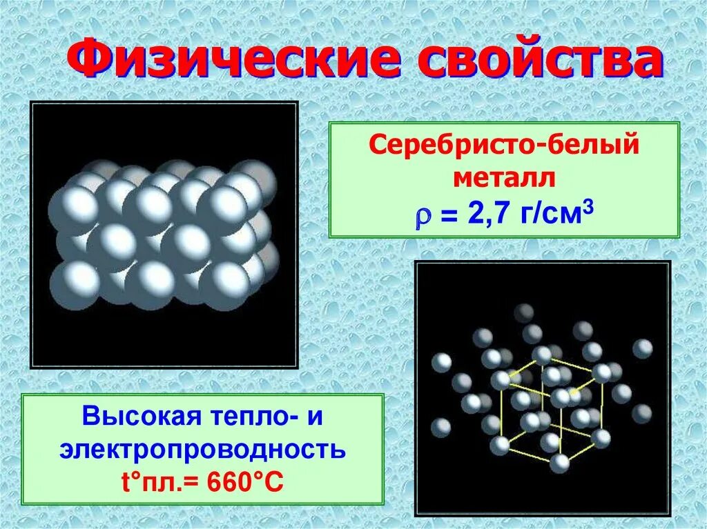 Физические свойства легких металлов. Физические св ва алюминия. Физические свойства алюминия. Соединения алюминия. Строение металла алюминий.