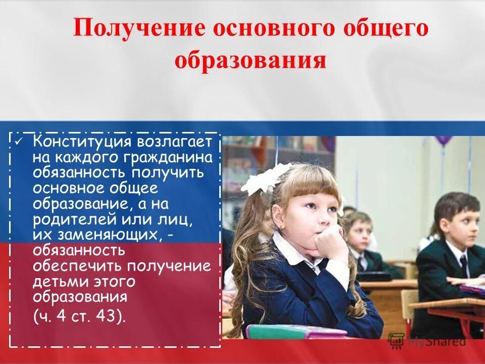 Срок получения основного общего образования. Срок получения основного общего образования