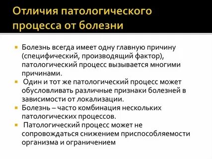 Пример патологического состояния