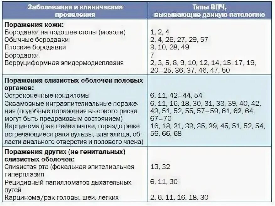 Вирусы ВПЧ таблица. Таблица штаммов ВПЧ. Таблица вирус папилломы.