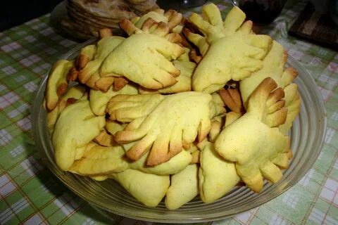 Жаворонки из песочного теста