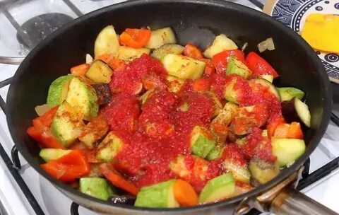 Овощи тушеные без мяса на сковороде рецепт