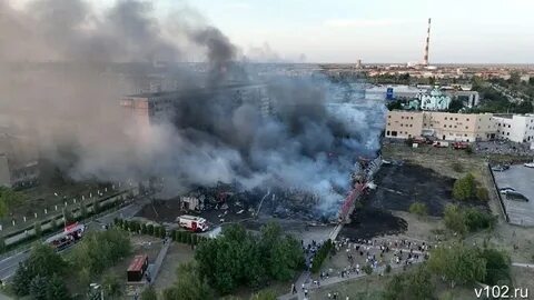 Что горит в волжском