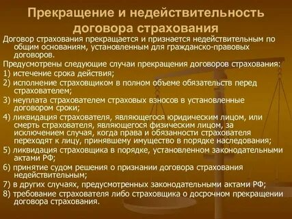Возмещение убытков в случае расторжения договора