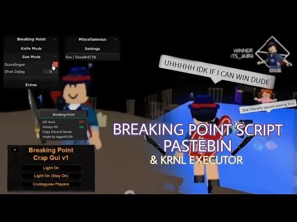 Break in script