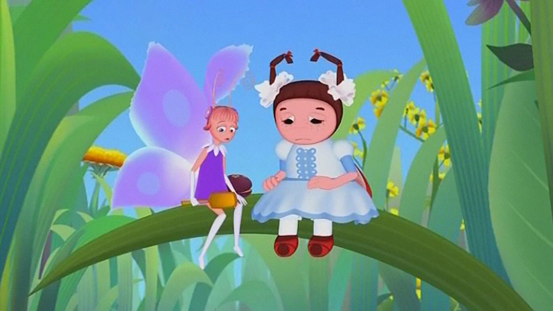 бабочка марго из лунтика. розовая бабочка из лунтика. лунтик бабочки.