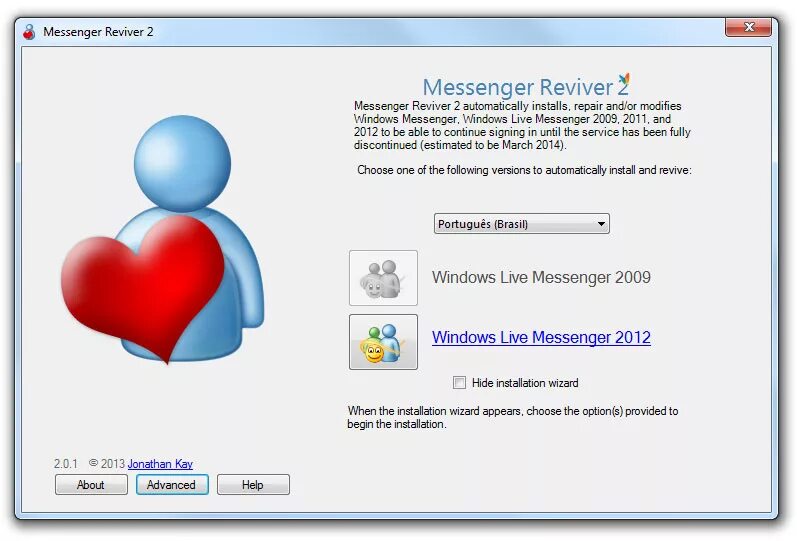 Install messenger