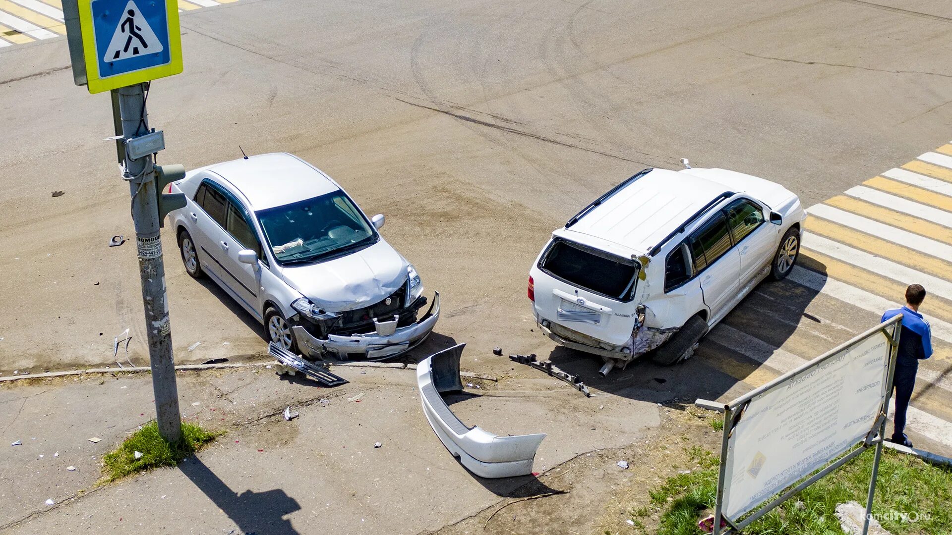 Попал в сильную аварию. Дорожно-транспортное происшествие.