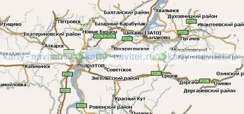 Пугачев саратовская область карта