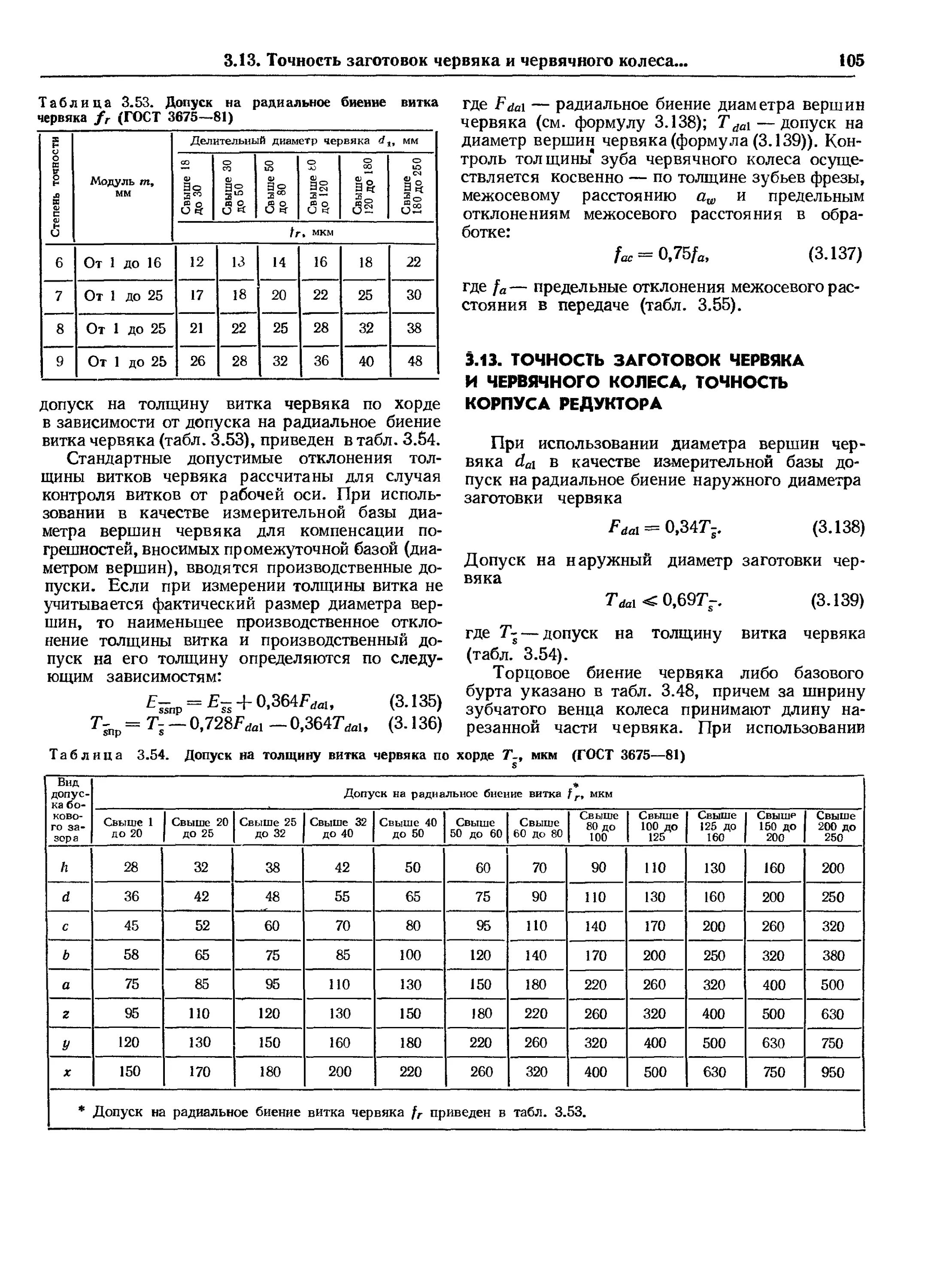 Точность заготовки. Допуск на радиальное биение витка червяка. Допуск на радиальное биение зубчатого венца таблица. Допускна инаружний диаметр червяка. Червячное колесо радиальное биение.